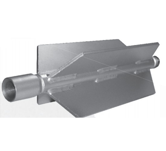 1" Finned Sewer Nozzle Extension