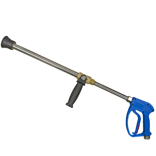 1/2" FNPT Adjustable Washdown Gun & Lance Assembly 21gpm @ 2600psi