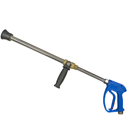 1/2" FNPT Adjustable Washdown Gun & Lance Assembly 21gpm @ 2600psi