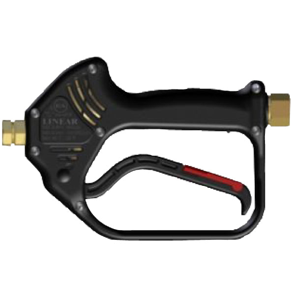 1/2" FNPT Inlet Straight Spray Gun Trigger 1/2" FNPT Outlet 32gpm @ 4050psi