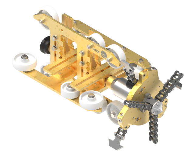 Wire rope and chain scrapers 10.400R/RS 1"